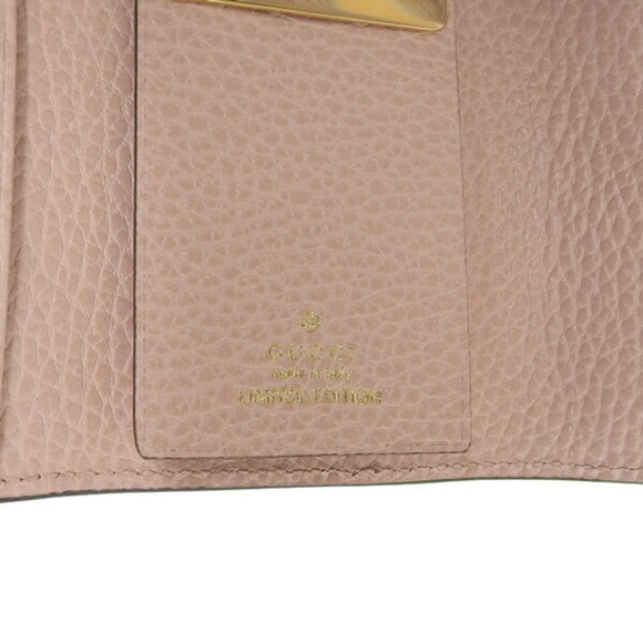 GUCCI GG Supreme Leather Double G 6 Row Key Case 456118 Beige/Pink Ladies - Picture 8 of 8